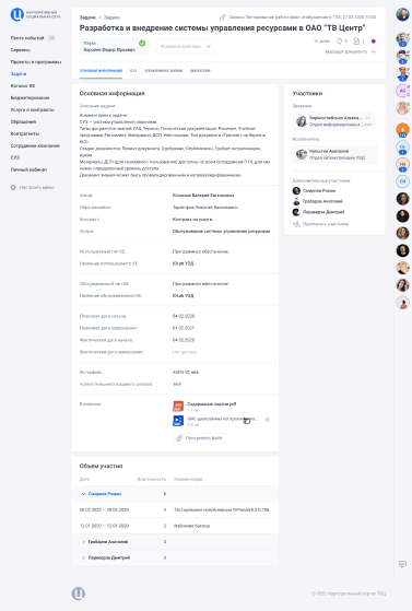 Страница задачи